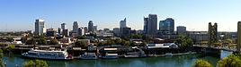 City skyline and the waterfront