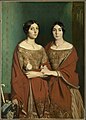 テオドール・シャセリオー『二人の姉妹』1843年。油彩、キャンバス、180 × 135 cm。[144]。