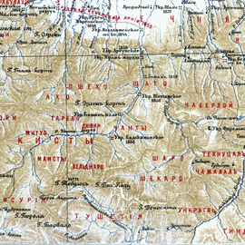 Терлой на карте 1899 года