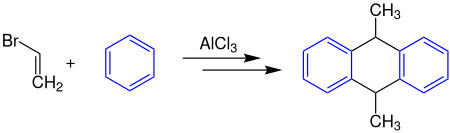 Anschütz-Anthracen-Synthese Übersichtsreaktion V1