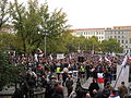 Демонстрации срещу исляма – митинг на Националната коалиция, проведен в Прага на площада на мира 28 октомври 2015 г.