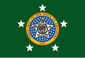 Vlajka oklahomského guvernéra Poměr stran: 11:16