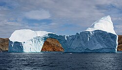 Iceberg tra Langø e Sanderson Hope a sud di Upernavik