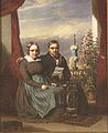 Ehepaar Friedrich Ludwig und Wilhelmine Bassermann (1854)[3]