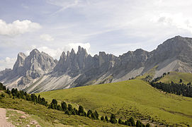 Vue depuis l'ouest.