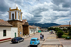 Central square of Suesca