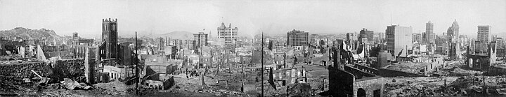 Následky zemětřesení a požáru San Francisca 18. dubna 1906