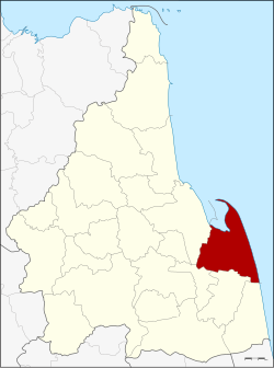 District location in Nakhon Si Thammarat province