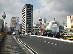 Carriageway of the bridge prior to the 2019 redevelopment