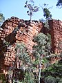 Sedimentäres Kliff in den Mount Lofty Ranges/South Australia