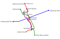 Réseau des tramways en 1895