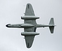 Gloster Meteor: Treibstoffblase unter dem Rumpf