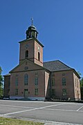 Kongsberg Church, barque, Norway's largest, brick, cruciform