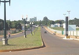 Avenida Caarapó, uma das principais de Naviraí.