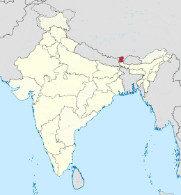 Sikkim – Localizzazione