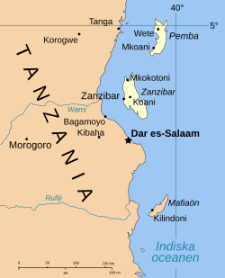 Lokasi dalam Tanzania