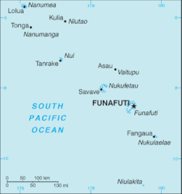Tuvalu - Mappa