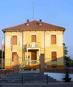 The town hall in Alice Castello