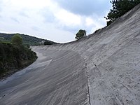 The famously steep banks of the Autódromo de Sitges-Terramar