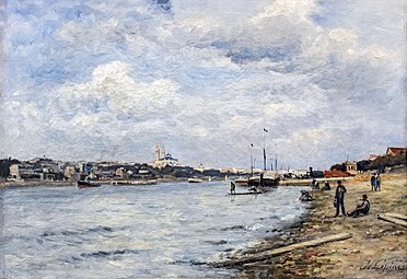 La Seine, le Trocadéro et le pont de Grenelle, vus du quai de Javel, Stanislas Lépine, 1880-1885, Fondation Bemberg, Toulouse.