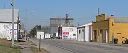 Main Street (U.S. Route 75) in Herman, November 2010