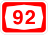 Highway 92 shield}}