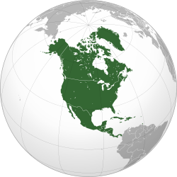 America del Nord - Localizzazione