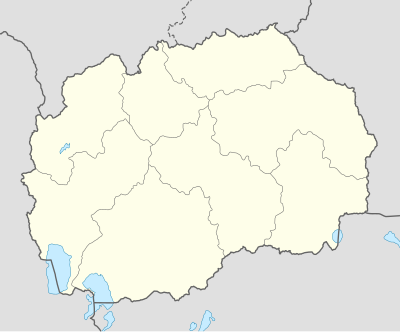 1994–95 Macedonian First Football League is located in North Macedonia