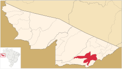 Location of municipality in Acre State