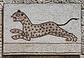 Mosaico romano raffigurante un leopardo nel palazzo di Beiteddine (Libano).