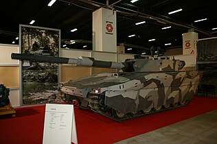 Un CV 90 con cañón de 120 mm. (CV90120-T/Variante anticarro).