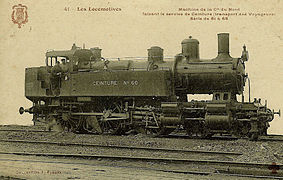 Locomotive type 230 N°51 à 65 des chemins de fer de Ceinture.