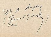 signature de Raoul Gineste