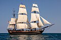 Le HMS Bounty, qui joue l'Endinburgh Trader dans le second opus.