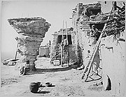 舞蹈的岩石, 1879年, 霍皮族,亚利桑那洲,约翰 K.希勒斯拍摄