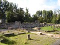 2007 : ancienne abbaye Notre-dame des Dunes en ruines.