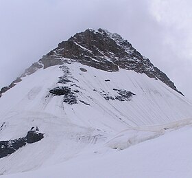 Vue de la montagne à partir du col de Tsanner