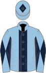 Light Blue, Dark Blue stripe, diabolo on sleeves and diamond on cap