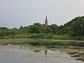 Meertje met zicht op de kerk