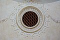 Holy Ghost hole covered by wooden latticework, St. Vitus and Katharina in Rehling.