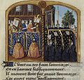 Les funérailles de Pierre II et d'Arthur III. Vigiles de Charles VII.