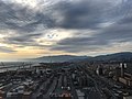 Panorama ovest dalla Lanterna di Genova