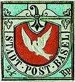 Image 11The Basel Dove stamp (from Postage stamp)