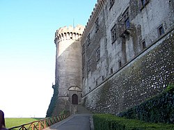 A view o the Castello Orsini-Odescalchi.