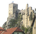 Ruine der Burg Weißenstein auf dem Pfahl