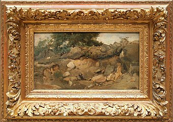 Carrière de Chaise-Marie à Fontainebleau de Camille Corot (1831).