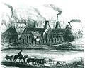 Les forges Laura vers 1840