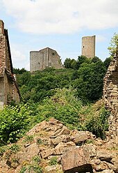 Le château de Châlus Chabrol, pris en photo par l'écrivain Renaud Camus