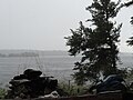 Severe summer storm crashing over Kawnipi Lake