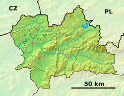 Rajecké Teplice is located in Žilina Region